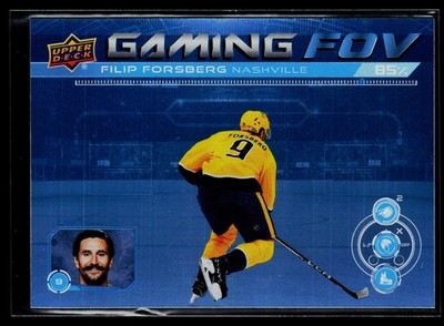 2024-25 Upper Deck #GFOV-16 Filip Forsberg Gaming FOV Blue