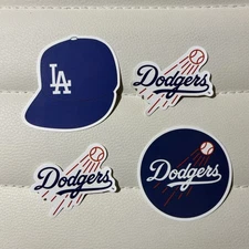 Los Angeles Dodgers -  MLB Team Logo - stickers  (lot of 4) approx 2-3”