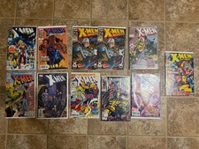 X-Men Comic Lot 90s (11) Uncanny Wolverine Magneto War Marvel VF