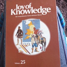 The Joy of Knowledge Volume 25 Vintage Hardback Encyclopedia Book  Preowned