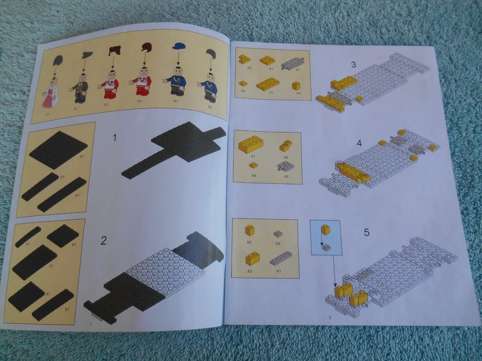 Sluban m38-b0333 building brick set. School Bus and School House MANUAL ONLY! - Image 2 of 4