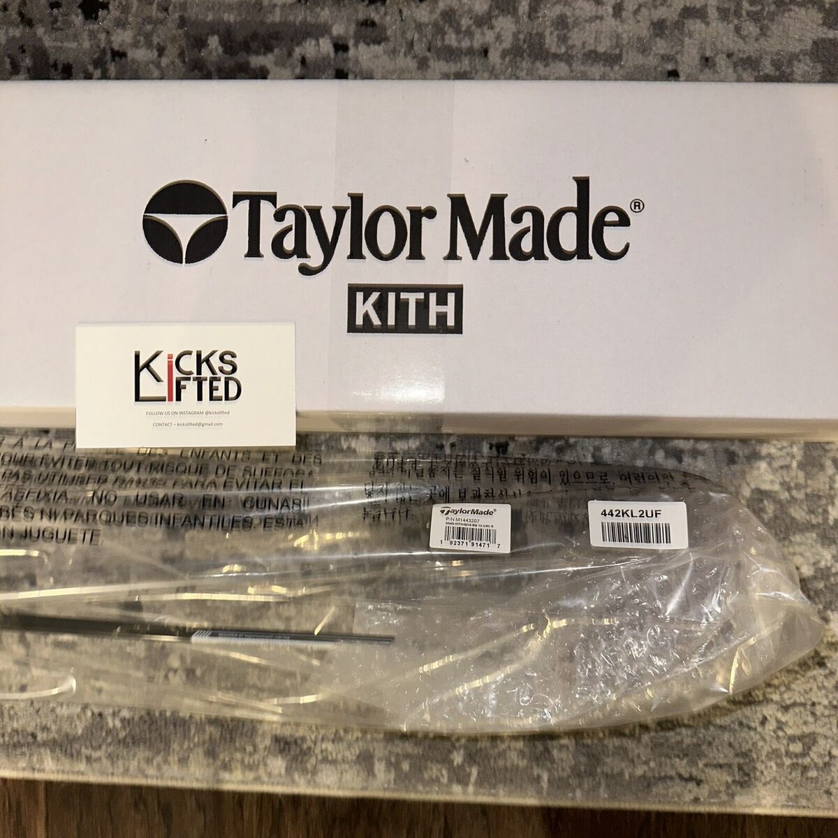 KITH x TaylorMade: Qi10 Driver 10.5 Loft Regular Flex Black KITH x TaylorMade: Qi10 Driver 10.5 Loft Regular Flex Black