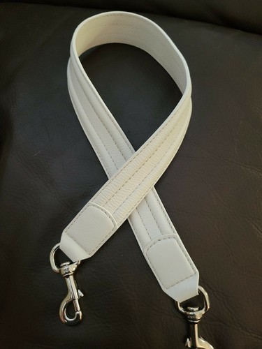 GUCCI Shoulder Bag Strap White Leather Silver Hardware | eBay GUCCI Shoulder Bag Strap White Leather Silver Hardware | eBay