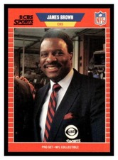 1989 Pro Set Announcers #13 James Brown -