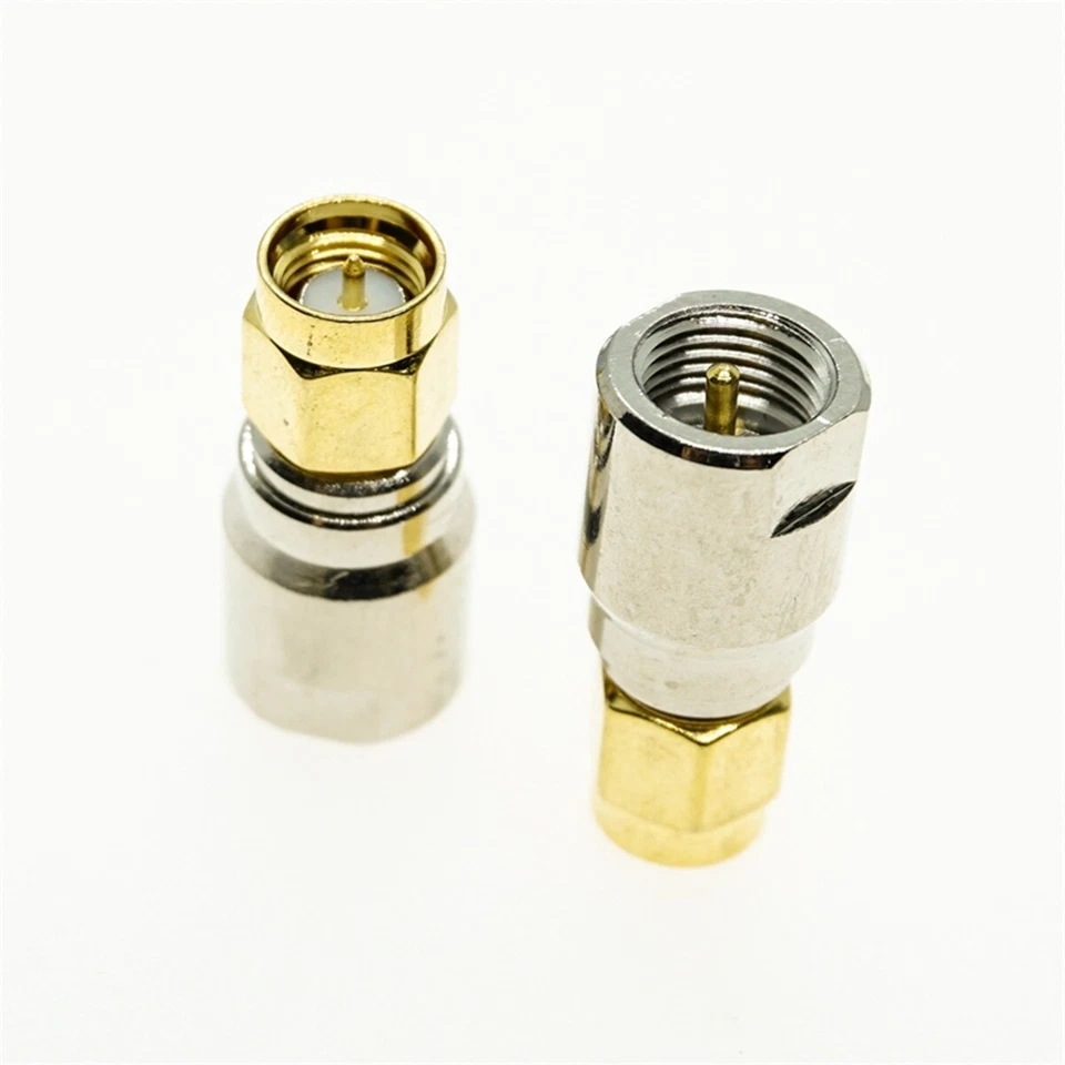 2pcs SMA Male to FME Male plug Connector RF Coaxial Adapter Convertor Straight - Image 3 of 3
