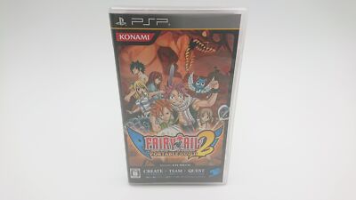 PSP Fairy Tail Portable Guild 2 KONAMI Anime Action Japan Version USED