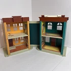 Vintage 1970s Sesame Street Fisher Price Little People Play Family Playset 938