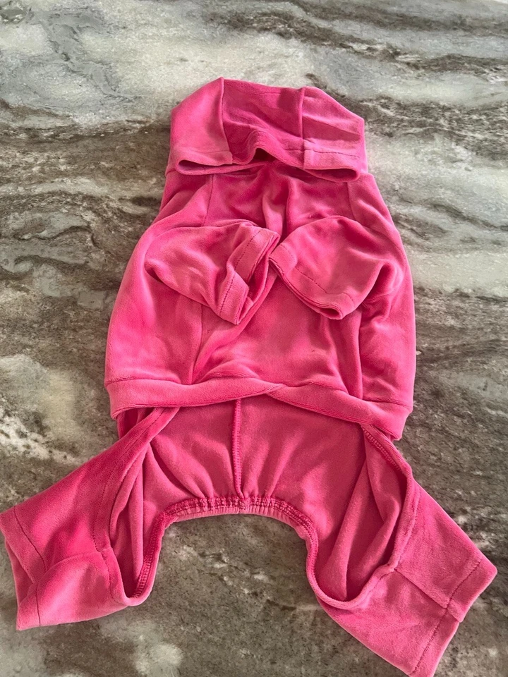 Pano de cachorro Isaak Mizrahi cor rosa tamanho P  - Imagem 3 de 3