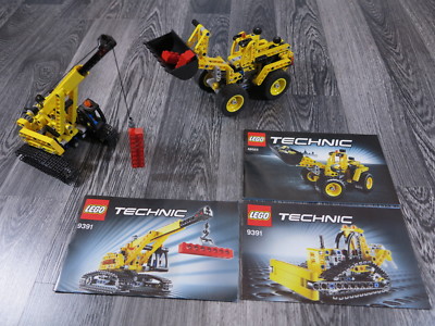 LEGO TECHNIC 42023, 9391 Excavator/Wheel Loader, Crane