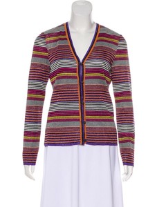 striped cardigan sweater