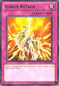 Icarus Attack - Green - DL11-EN020 - Rare - Unlimited Edition x1 - Near Mint