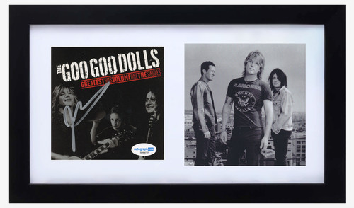 John Johnny Rzeznik Signed Autograph Goo Goo Dolls Greatest Hits CD Framed ACOA