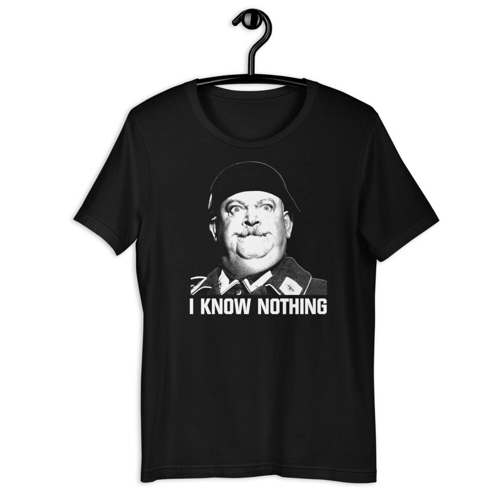 Hogan's Heroes I KNOW NOTHING SGT Short-Sleeve Unisex T-Shirt
Opens in a new window or tab
