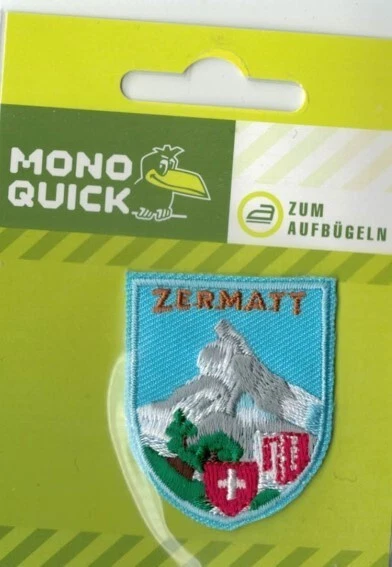 Monoquick Wappen Zermatt zum Aufbügeln