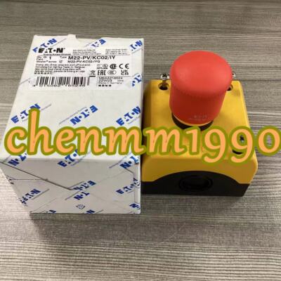 1PC NEW EATON MOELLER Scram button box M22-PV/KC02/IY #YT