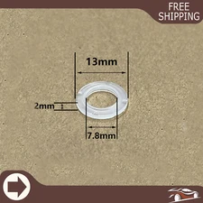 500 PCS Plastic Part Washer Spacer Clip Fits Fuel Injector 13x7.8x2mm