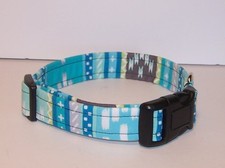 Wet Nose Designs Tribal Spirit Dog Collar Southwestern Western Turquoise Gray