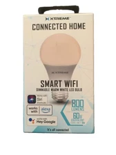 Extreme Home Wifi Smart LED light Bulb Dimmable Alexa/Google/Siri-warm white