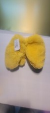 Cat  Jack Girls' Faux Fur Fuzzy Mittens - Yellow - New