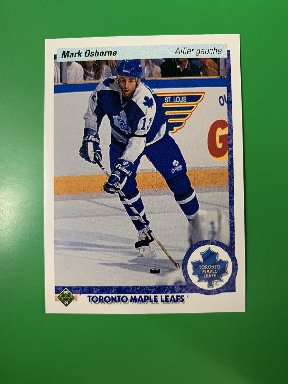 1990-91 Upper Deck French Mark Osborne Toronto Maple Leafs #5 