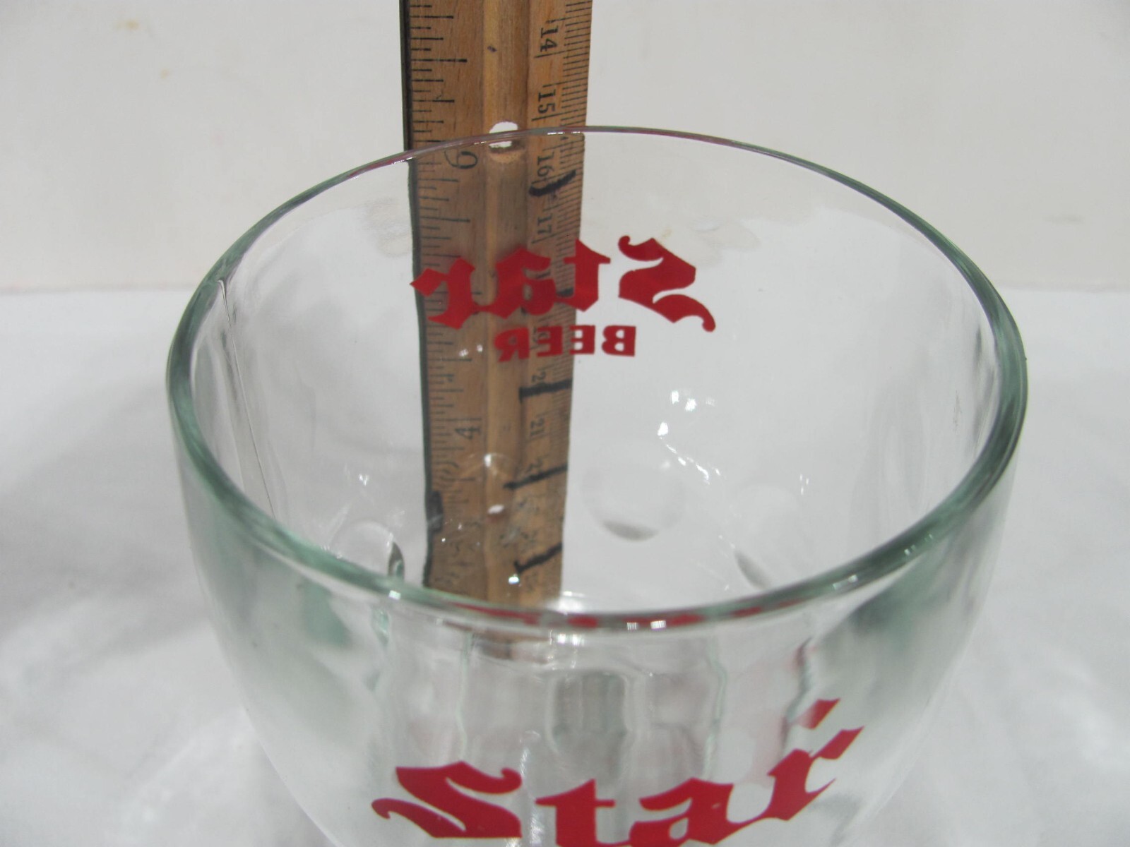 RARE STAR SCHOONER BEER GLASS BELLVILLE ILLINOIS 694 eBay