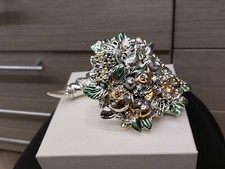 CORNUCOPIA  Portafortuna Placcata Argento MISURA 14CM  