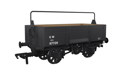 Rapido Züge Diagramm O18 GWR Nr. 97728 5 Planken offener Waggon 971008 | Zustand: New