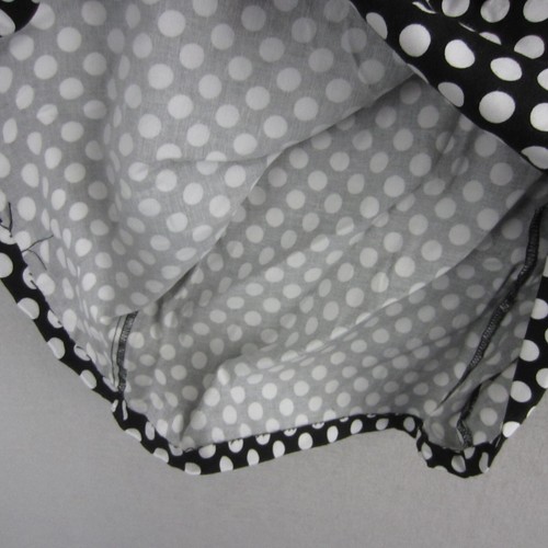 Events Dress Womens 14 Black White Polka Dots Fit Flared Sleeveless Work Event - Picture 5 of 15