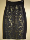 AUTHENTIC Maeve Anthropologie Skirt 4 *NEW* Designer Camo Black — photo 1