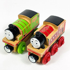 Thomas Friends Percy Rosie Tank Engine Wooden Railway Real Wood Series Rare