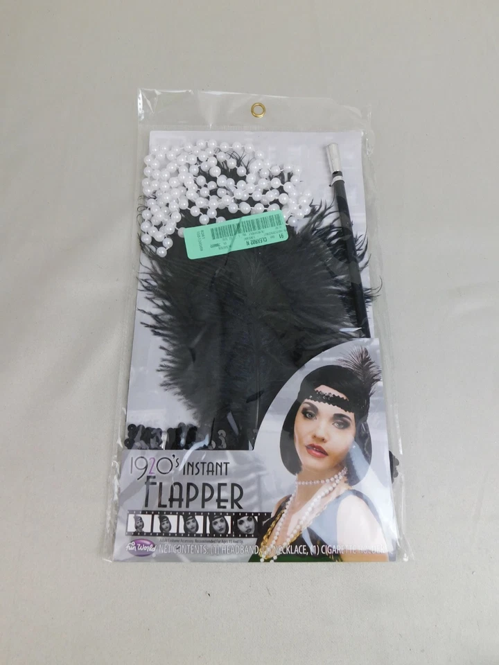 Roaring 20's Instant Flapper Halloween Costume Accessory Kit #7379 - Image 2 of 3
