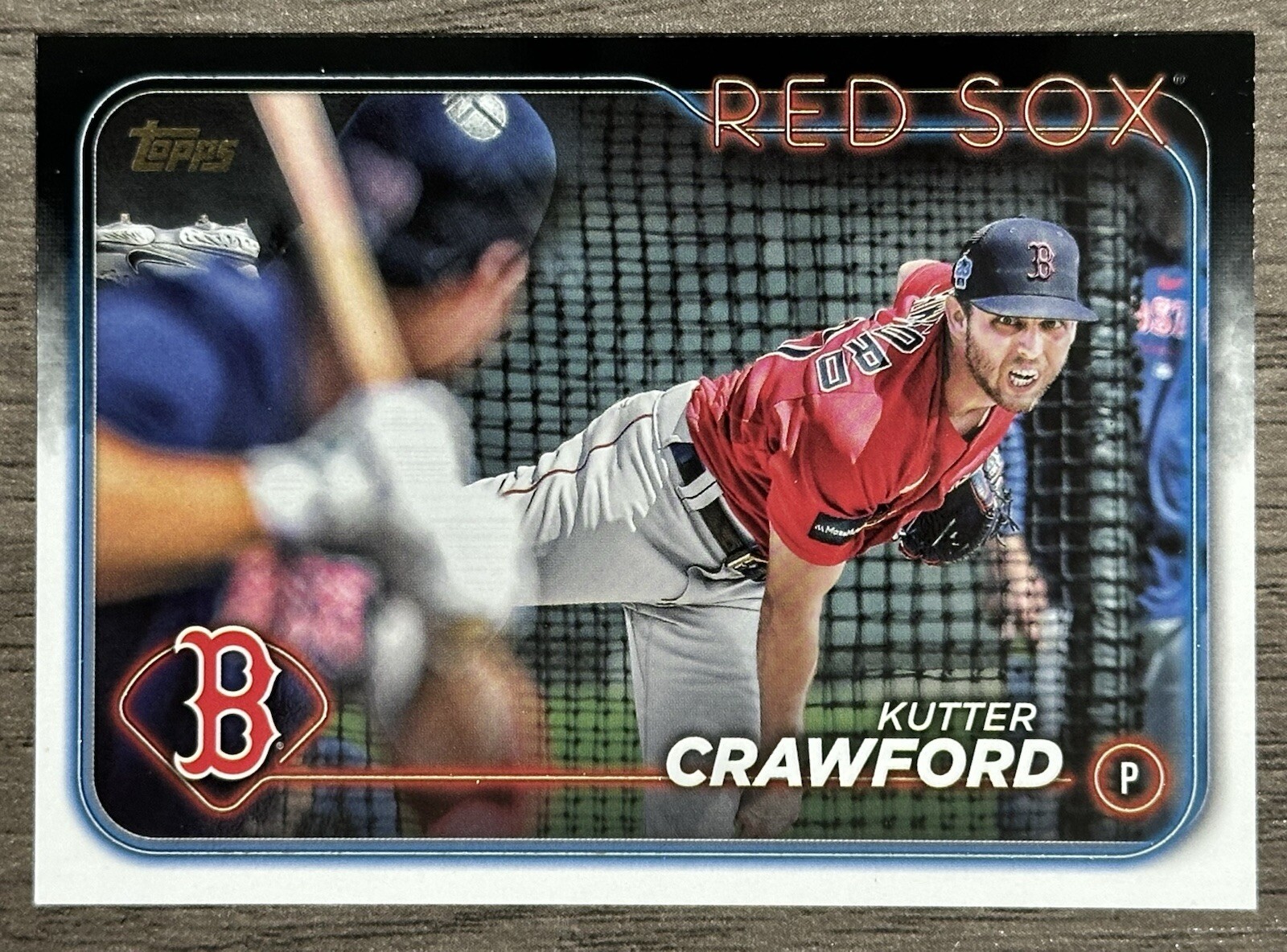 2024 Topps Series 1 Kutter Crawford #316 Golden Mirror SSP Boston Red Sox
