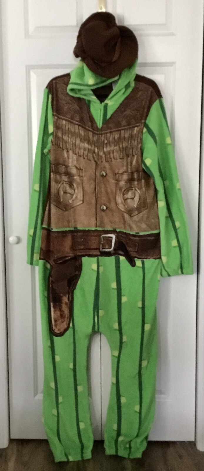 HALLOWEEN Cowboy Union Suit/Costume/PJ Sz XL **used once** eBay