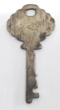 Vintage Key Everlasting Long Lock Flat Appx 2” Distressed Industrial Farmhouse