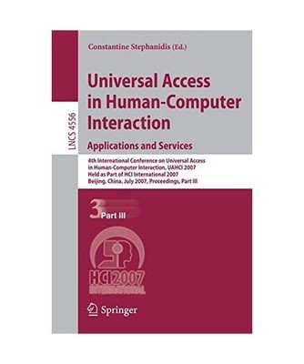 Universal Access in Human-Computer Interaction. Applications and Services: 4th I