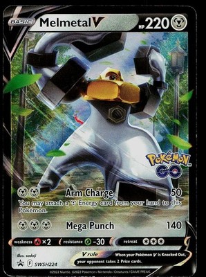 Pokemon Card Sword & Shield Promo Melmetal V SWSH224