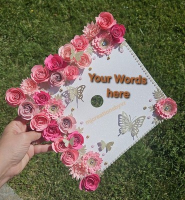 Graduation Cap topper Butterfly 