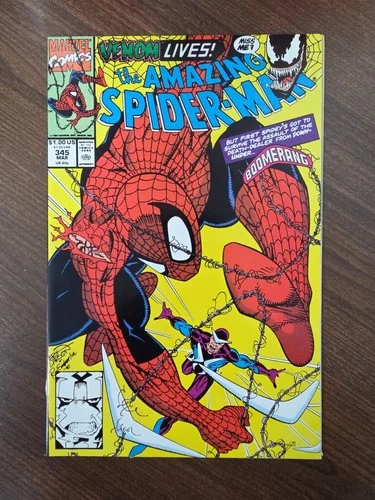 AMAZING SPIDER-MAN #345 (1991) 2nd APP CLETUS CASSIDY UNREAD NM OR BETTER COND!!