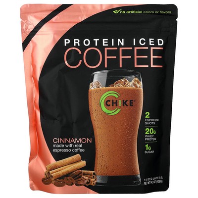 Protein Iced Coffee, Cinnamon, 14.3 oz (406 g)