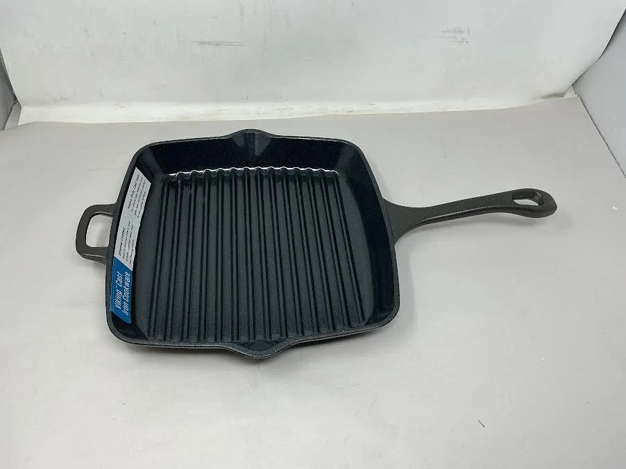 Viking Griddle, 11 Inch Cast Iron Square Grill Pan ,Matte Black
Opens in a new window or tab