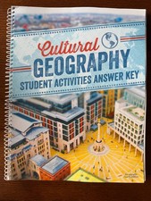BJU Cultural Geograph Student Activities Answer Key 4th Edition