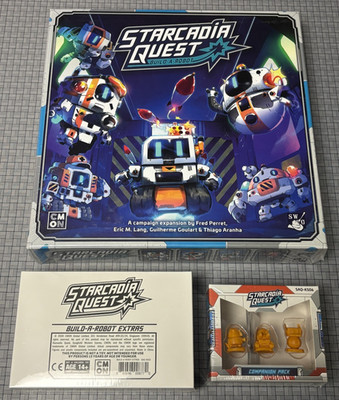 STARCADIA QUEST BUILD-A-ROBOT KICKSTARTER EXCLUSIVE EXPANSION BOX WITH EXTRAS