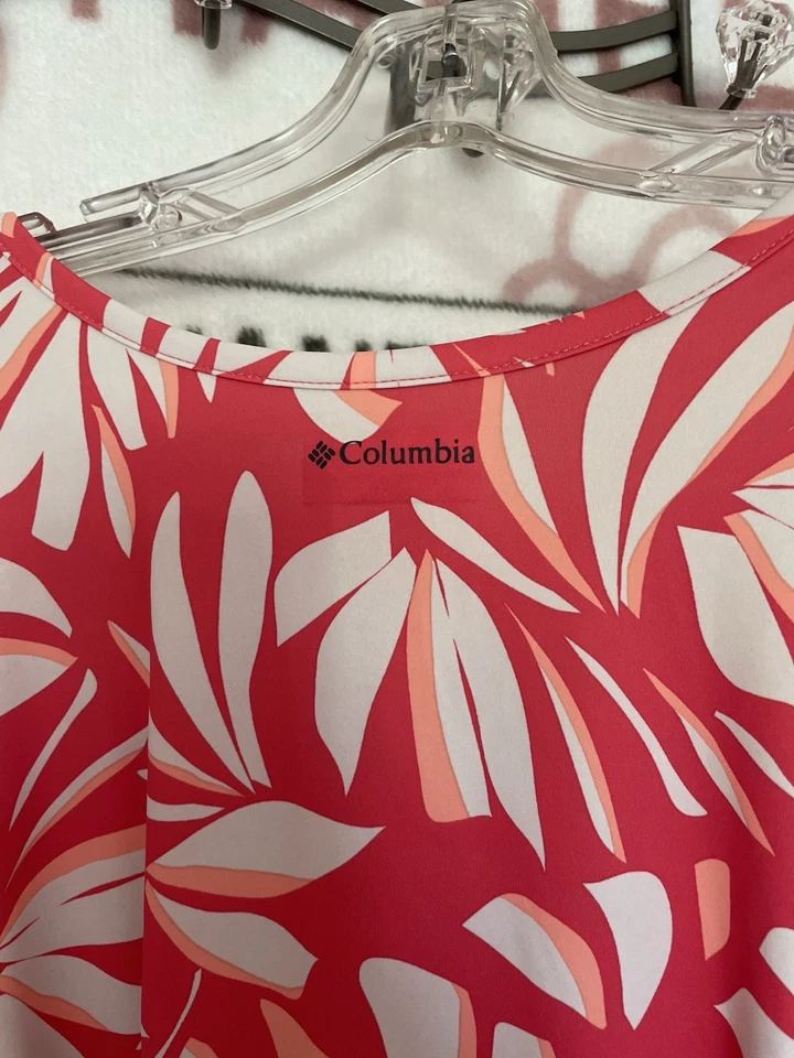 Traje de baño Columbia nuevo sin etiquetas envolvente talla XL naranja y blanco Foto 4 de 4