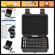 65 Slots Coin Cell Battery Case Organizer for CR2032 CR2016 LR44 Waterproof Hold