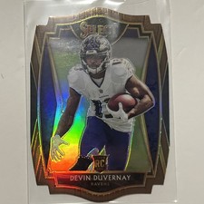 2020 Panini Select - Concourse Devin Duvernay #77 Copper Prizm Die-Cut /355 (RC)