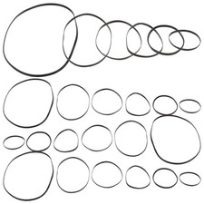 50 Pcs Tape Recorder Belt Cassette Player Belts Replacement for Deck