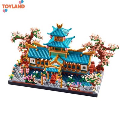Suzhou Garden Micro Building Blocks Set - 2350pcs Chinese Architecture DIY Toy