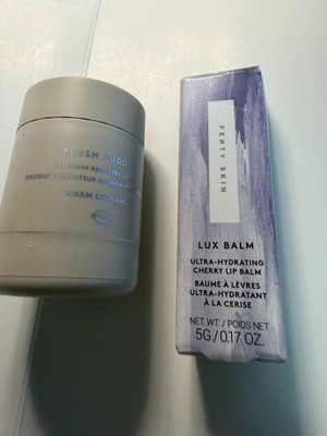 Both Fenty Beauty by Rihanna Warm Cinnamon  Intensive Reco Lip Mask + lux balm