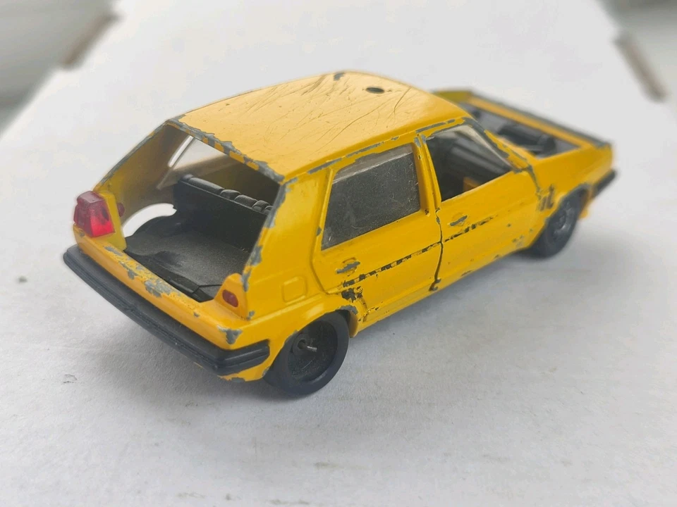 Vintage Retro Car VW Golf, Schabak Modell , Germany, Small Model Car - Image 3 of 4