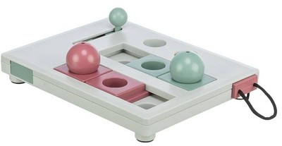 TRIXIE Brain Mover Interactive Cat Toy Puzzle Treat Feeder for Mental Stimula...
